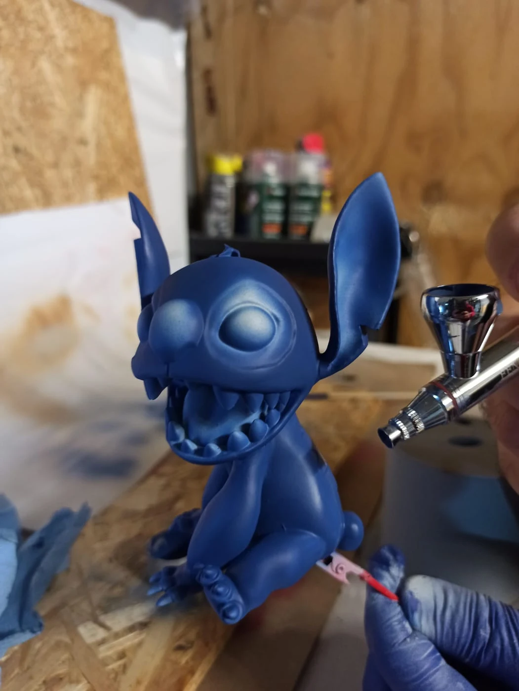 Estatueta colecionável impressa em resina 3D — processo 1