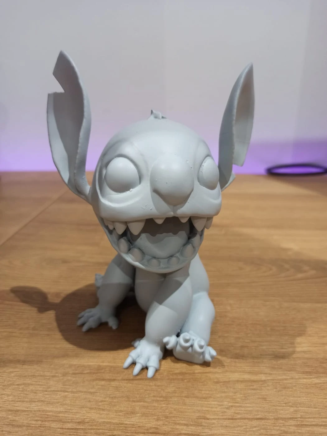 Estatueta colecionável impressa em resina 3D — processo 1