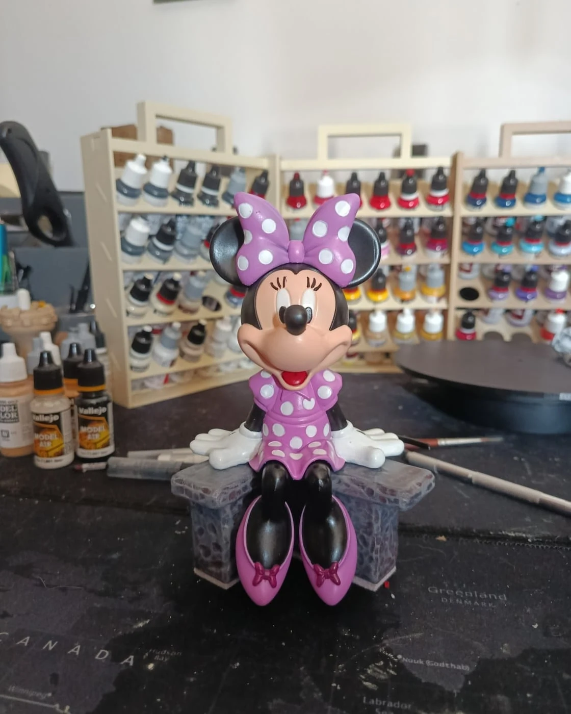 Estatueta colecionável impressa em resina 3D