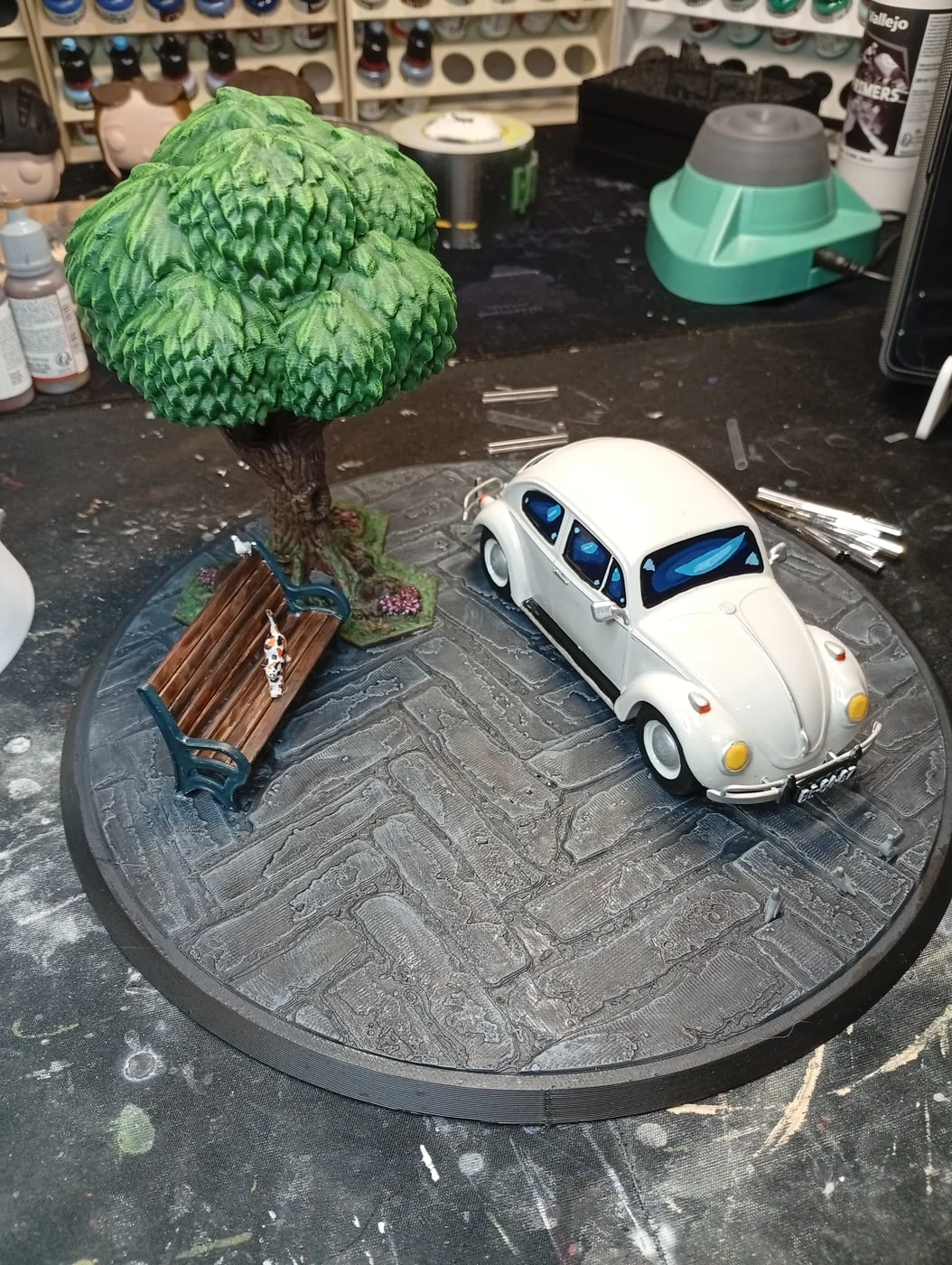 Estatueta colecionável impressa em resina 3D