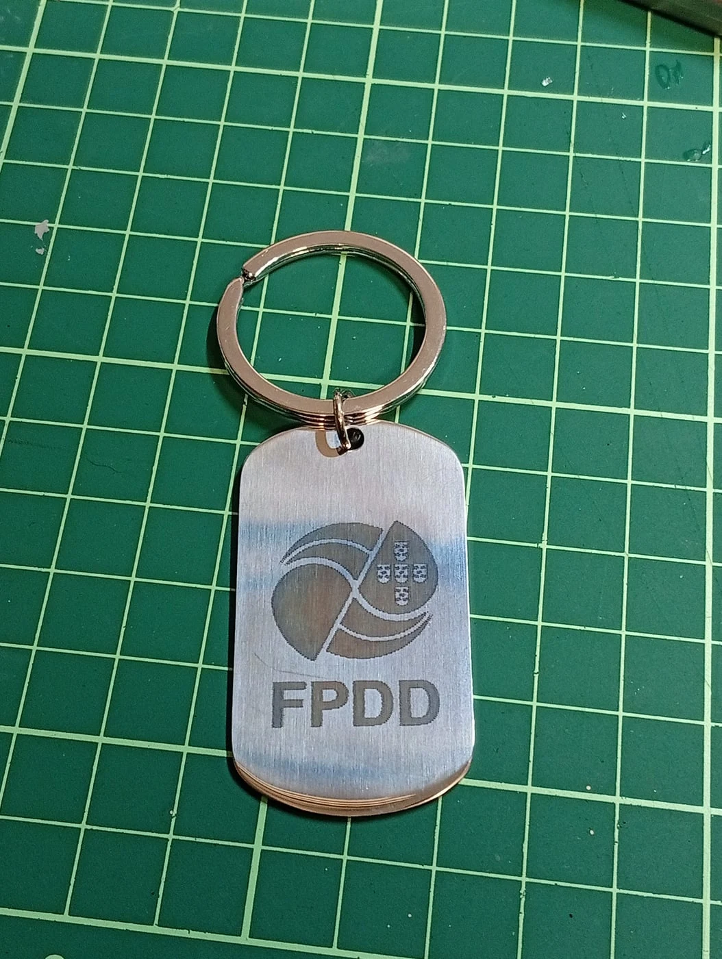 Gravação laser personalizada