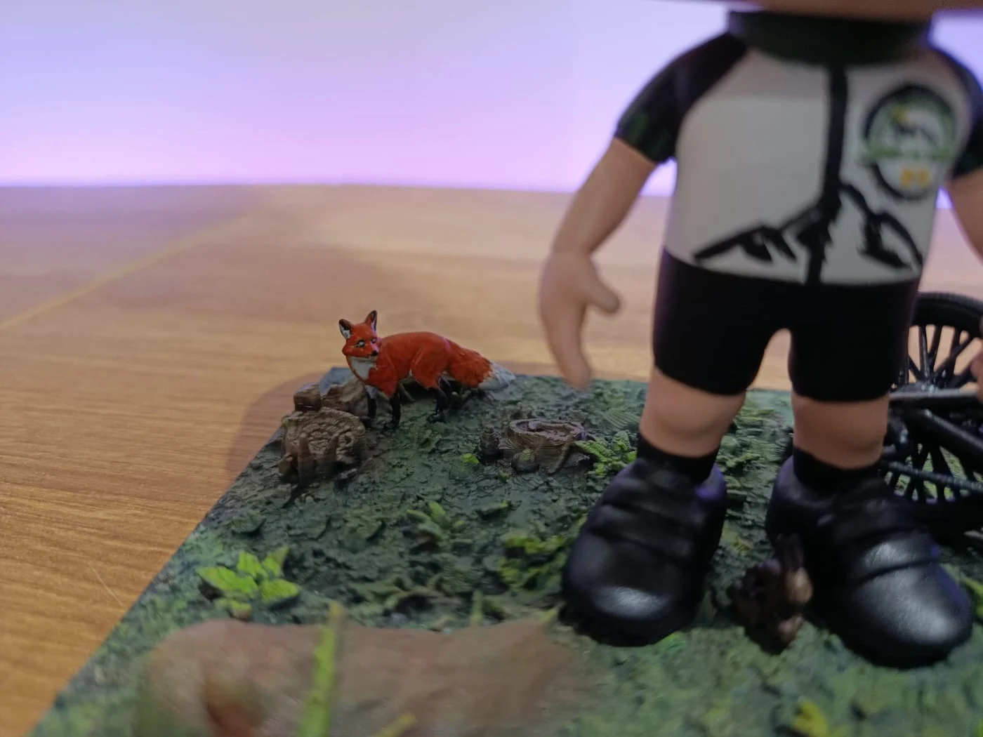 Figura mini-eu estilo Funko impressa em resina 3D — fotografia 3
