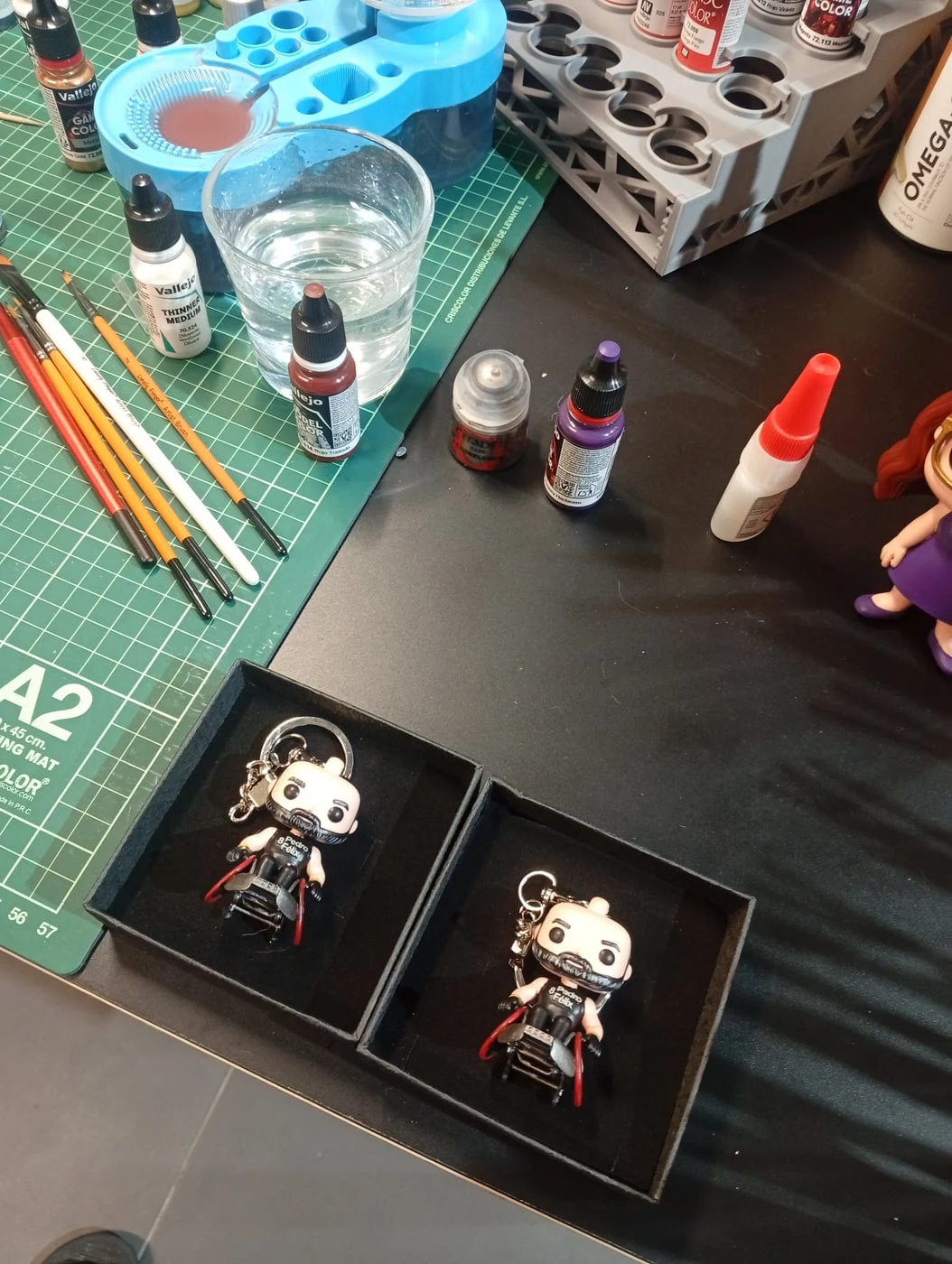 Figura mini-eu estilo Funko impressa em resina 3D — fotografia 5