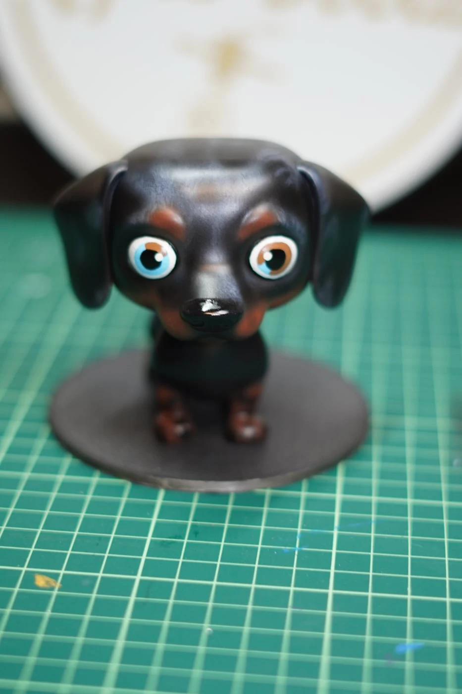 Figura mini-eu estilo Funko impressa em resina 3D — fotografia 2
