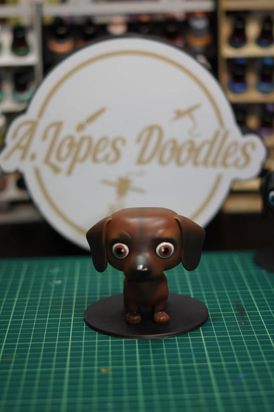 Figura mini-eu estilo Funko impressa em resina 3D — fotografia 6