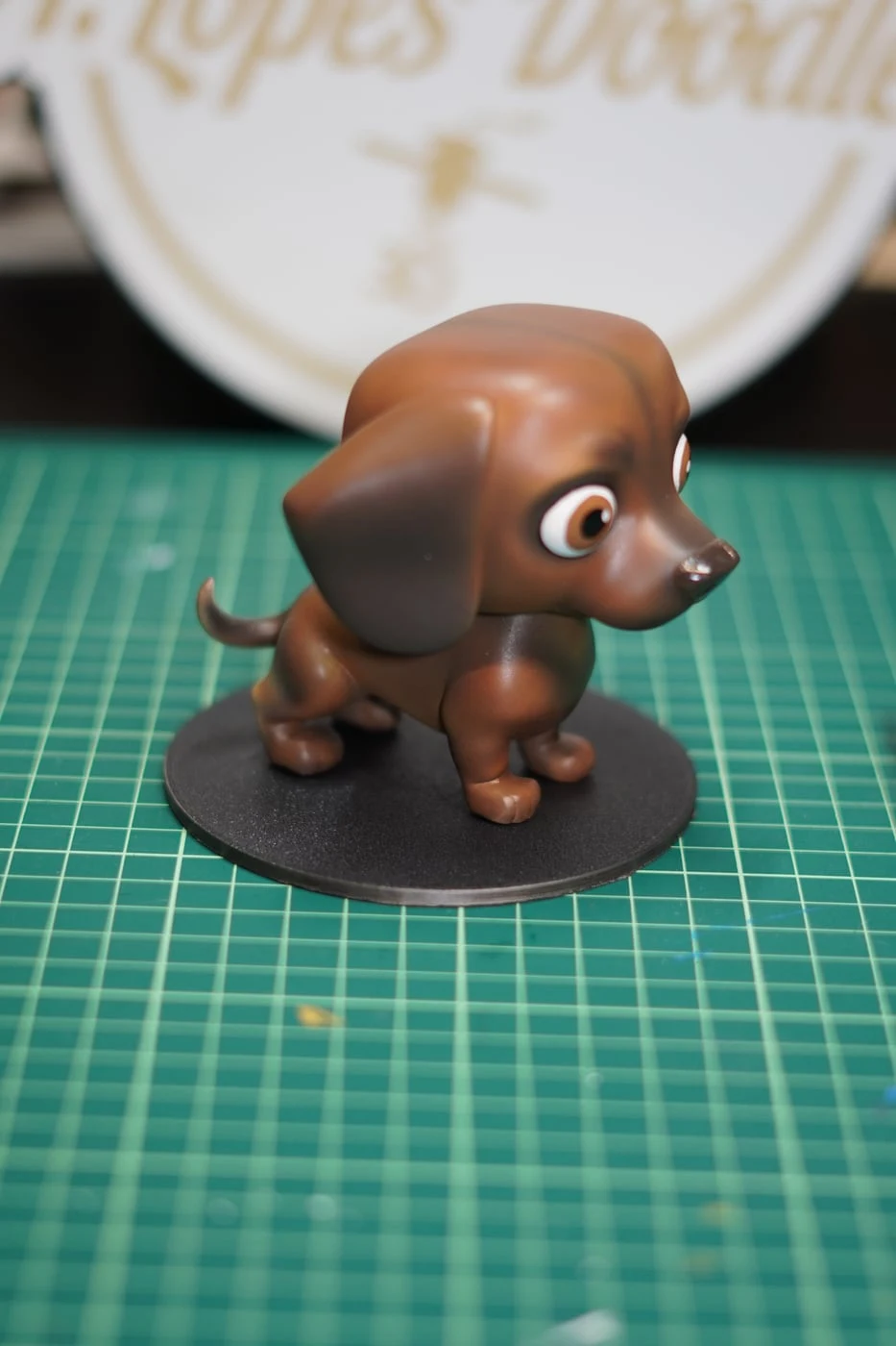 Figura mini-eu estilo Funko impressa em resina 3D — fotografia 7
