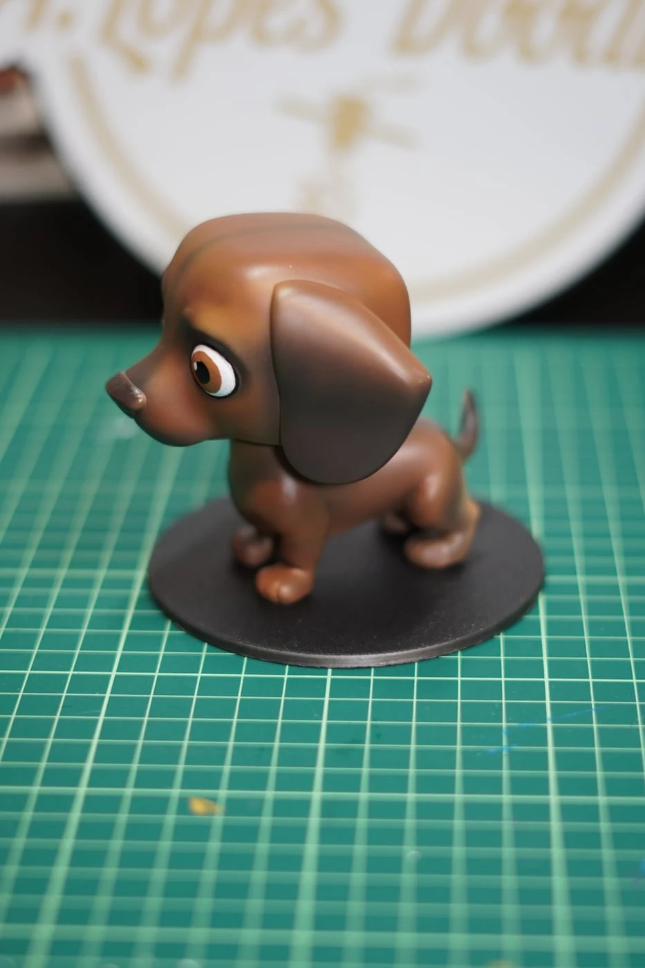 Figura mini-eu estilo Funko impressa em resina 3D — fotografia 9
