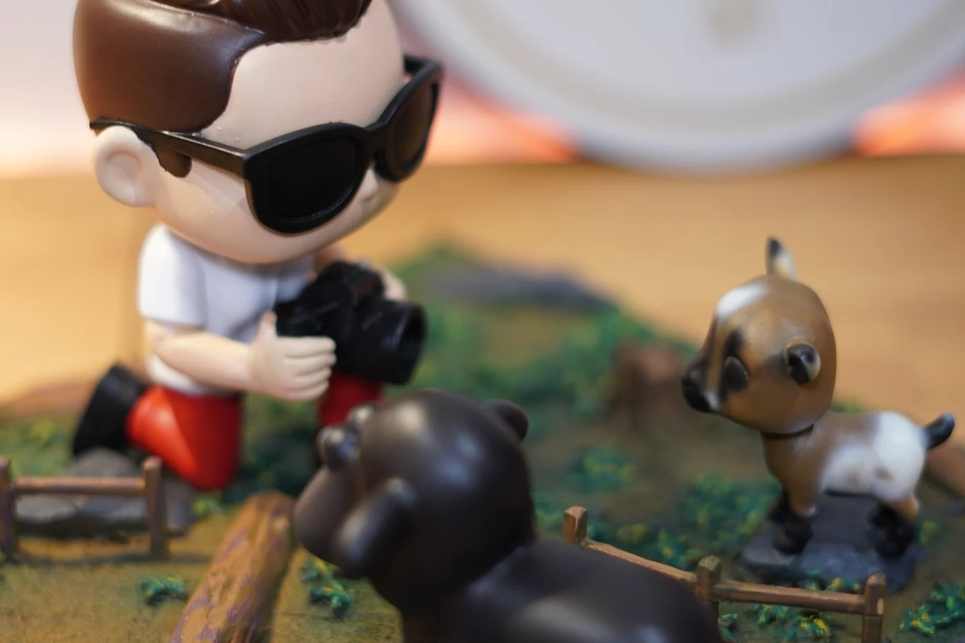 Figura mini-eu estilo Funko impressa em resina 3D — fotografia 2