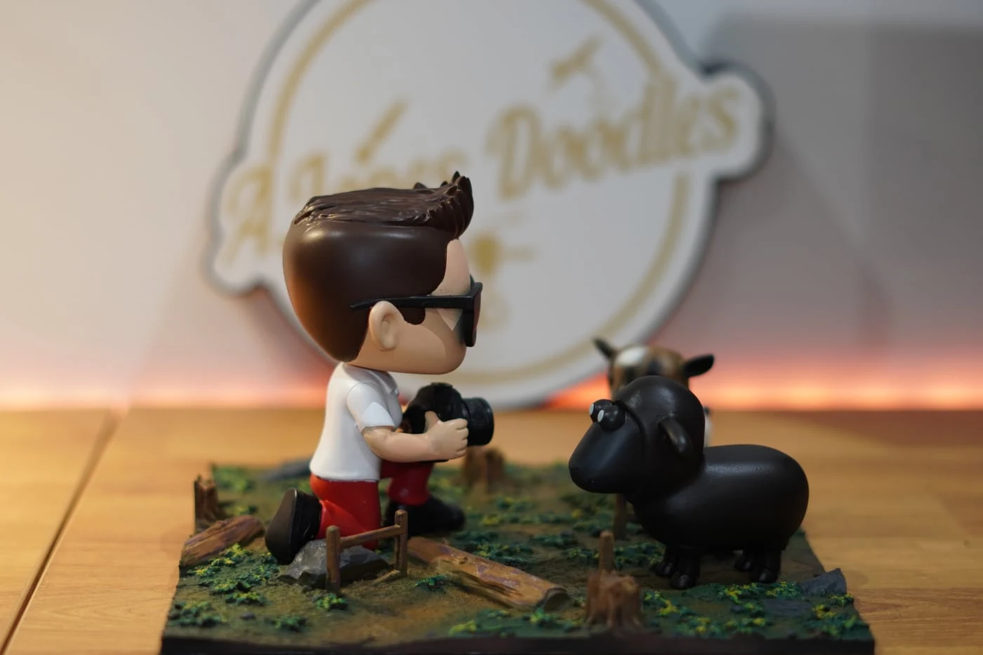 Figura mini-eu estilo Funko impressa em resina 3D — fotografia 4