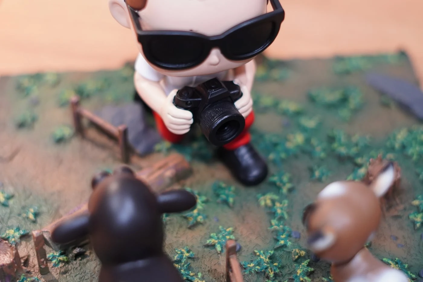 Figura mini-eu estilo Funko impressa em resina 3D — fotografia 6